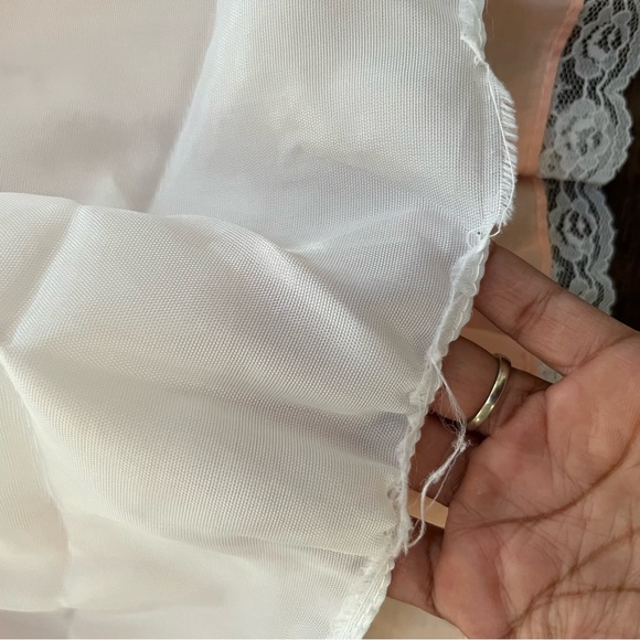 Vintage sugar plum peach pink ruffle lace frilly circle pageant dress 5 *READ - Picture 7 of 15